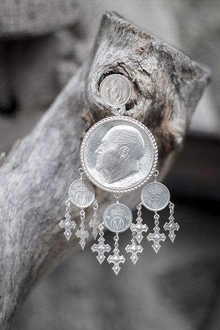 Hovedbilde Myntdalar i sølv - Bunadsølv - 15540